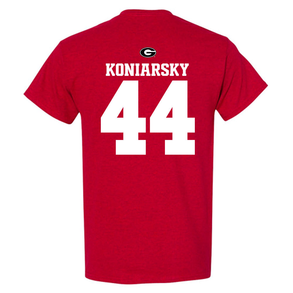 Georgia - NCAA Baseball : Cole Koniarsky - Fashion Shersey T-Shirt-1
