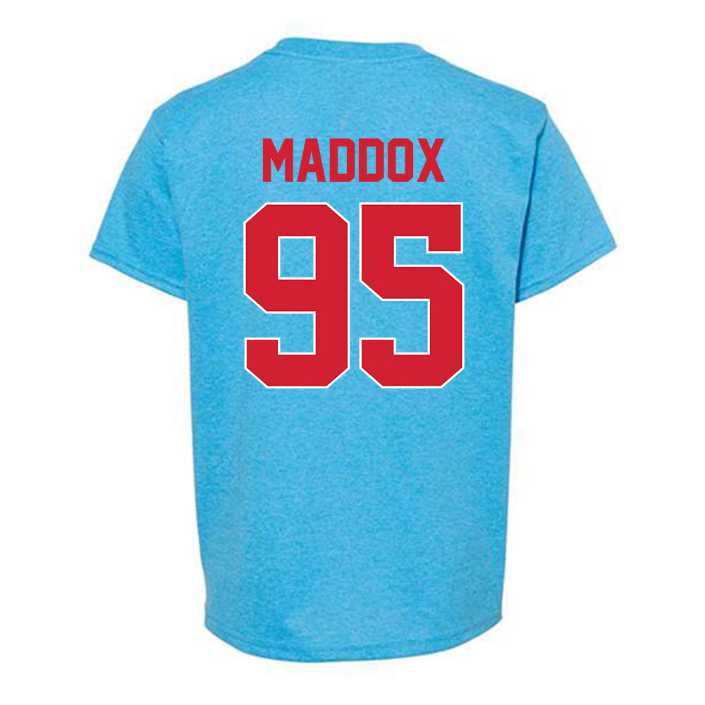 Ole Miss - NCAA Football : Andrew Maddox - Youth T-Shirt-1
