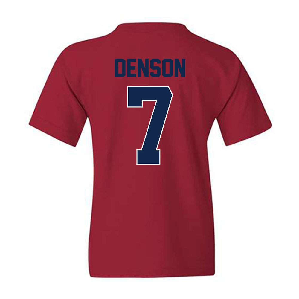 Ole Miss - NCAA Football : Sharif Denson - Youth T-Shirt-1