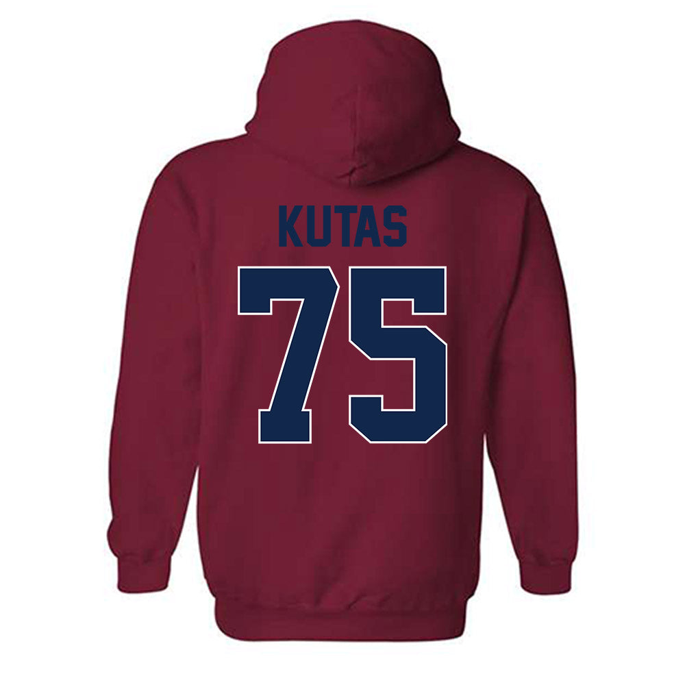 Ole Miss - NCAA Football : Patrick Kutas - Hooded Sweatshirt-1