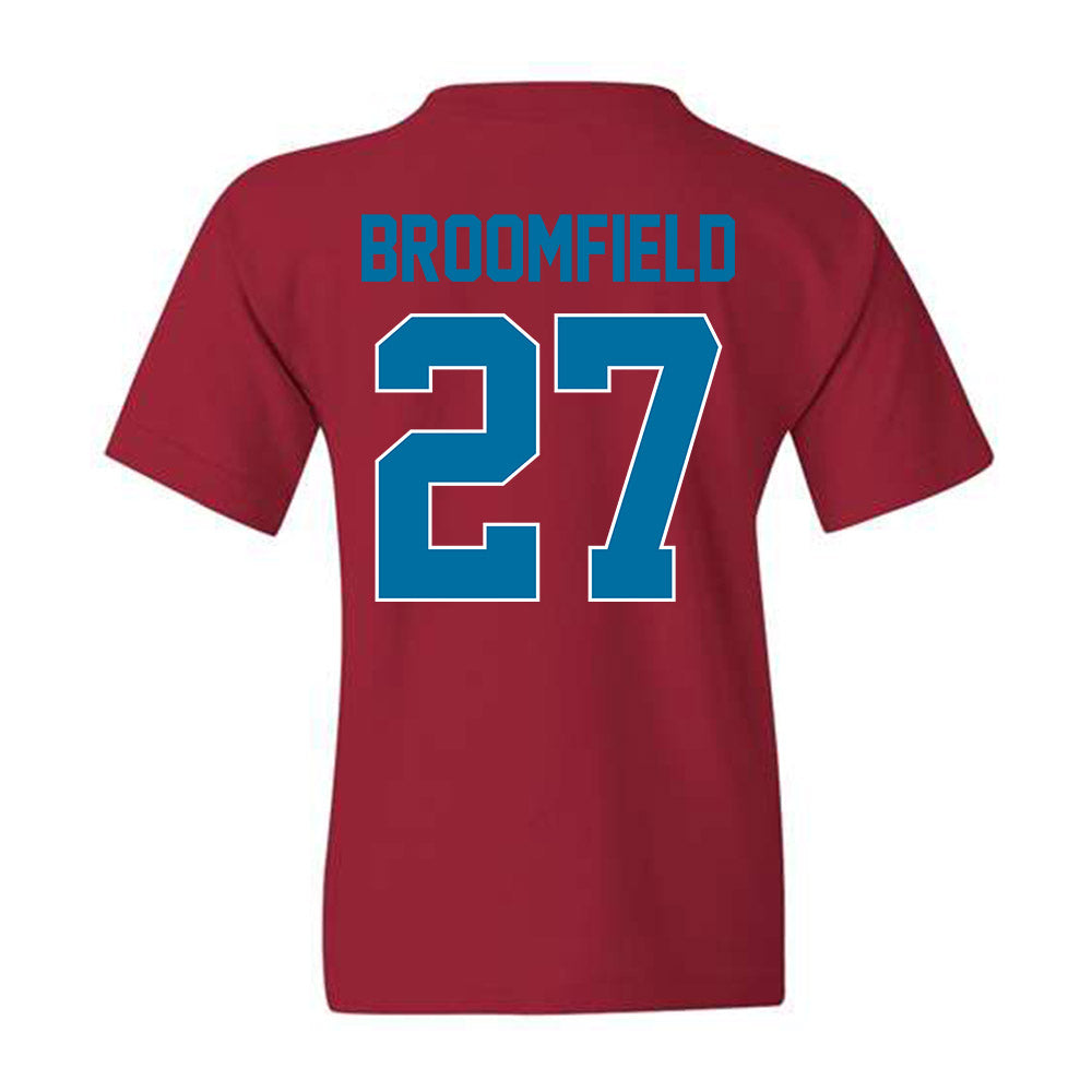 Ole Miss - NCAA Football : Pat Broomfield - Youth T-Shirt