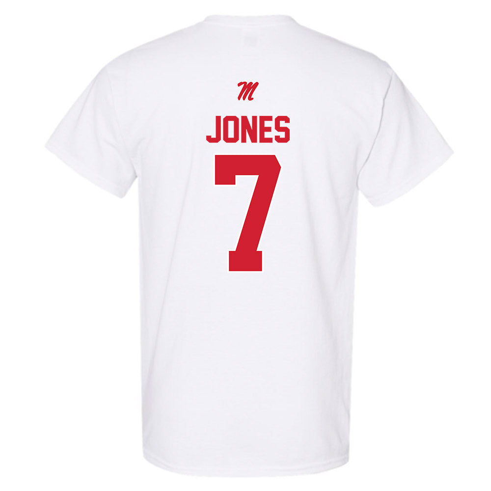 Ole Miss - NCAA Baseball : Topher Jones - Classic Shersey T-Shirt-1