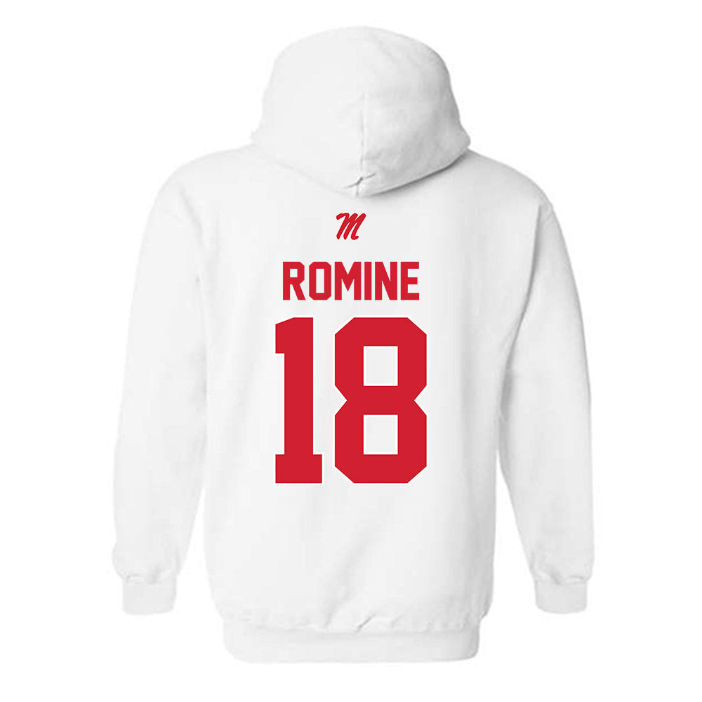 Ole Miss - NCAA Baseball : Luke Romine - Classic Shersey Hooded Sweatshirt-1
