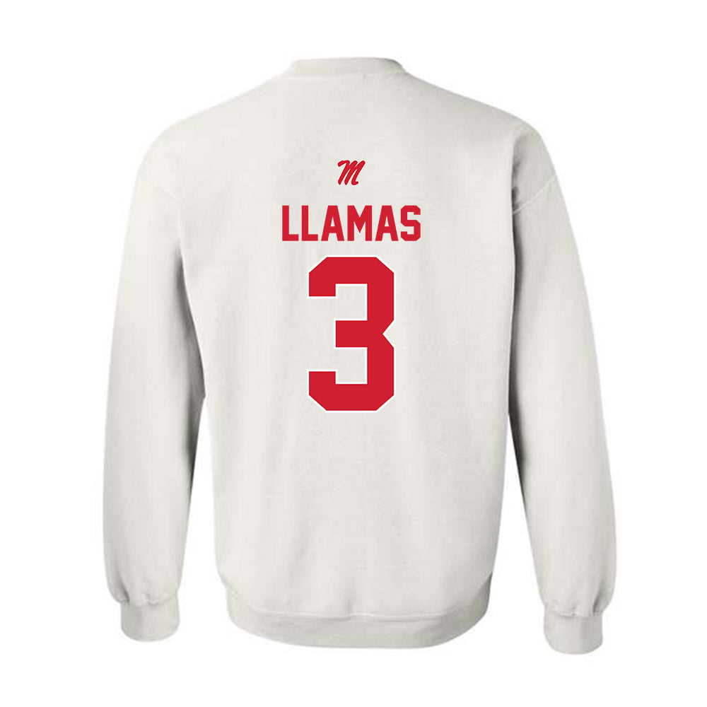 Ole Miss - NCAA Softball : Persy Llamas - Crewneck Sweatshirt-1