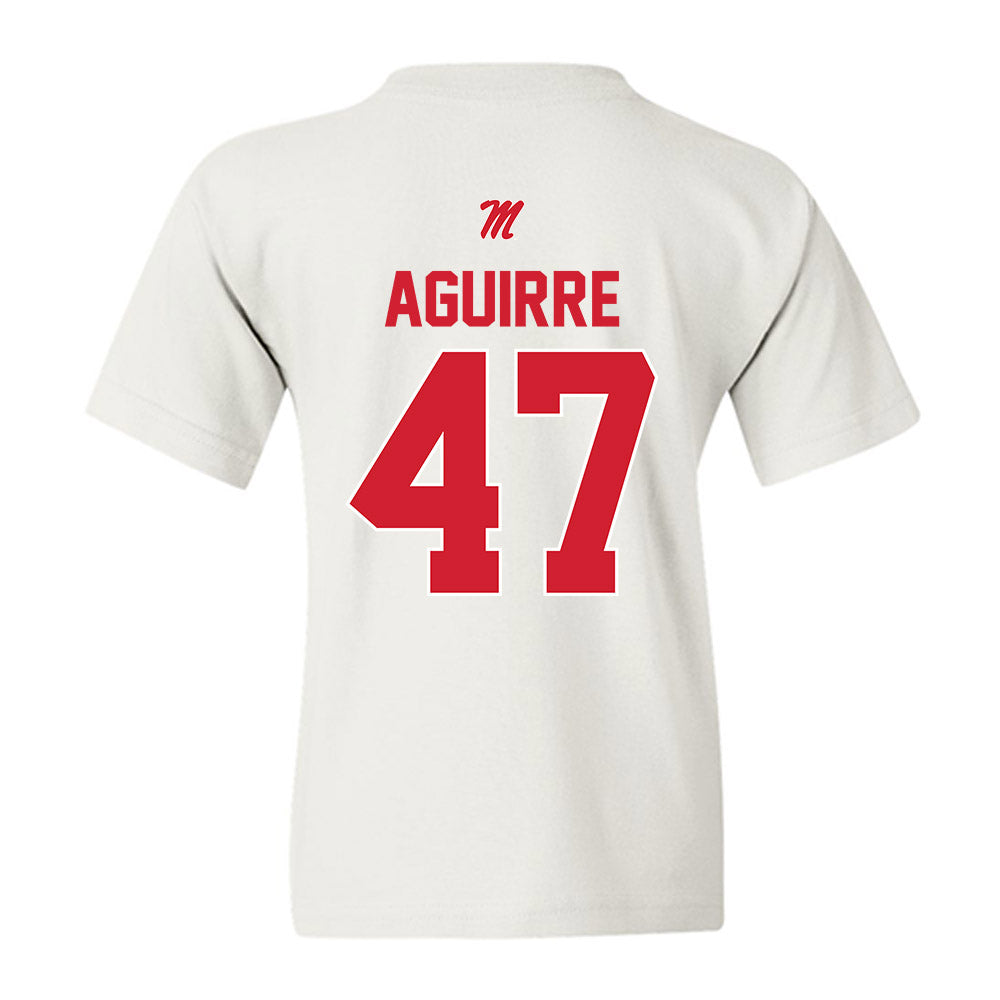 Ole Miss - NCAA Football : Anthony Aguirre - Youth T-Shirt-1