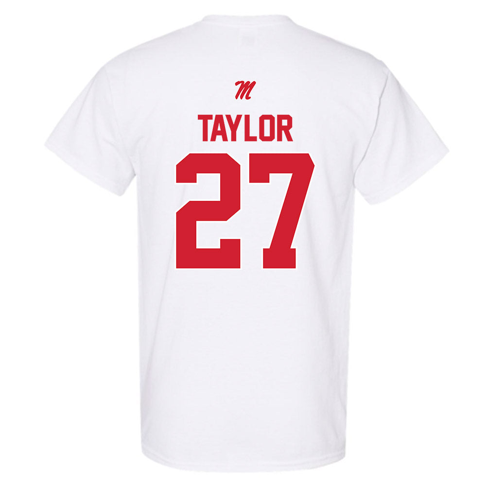 Ole Miss - NCAA Football : Macaleb Taylor - Classic Shersey T-Shirt-1
