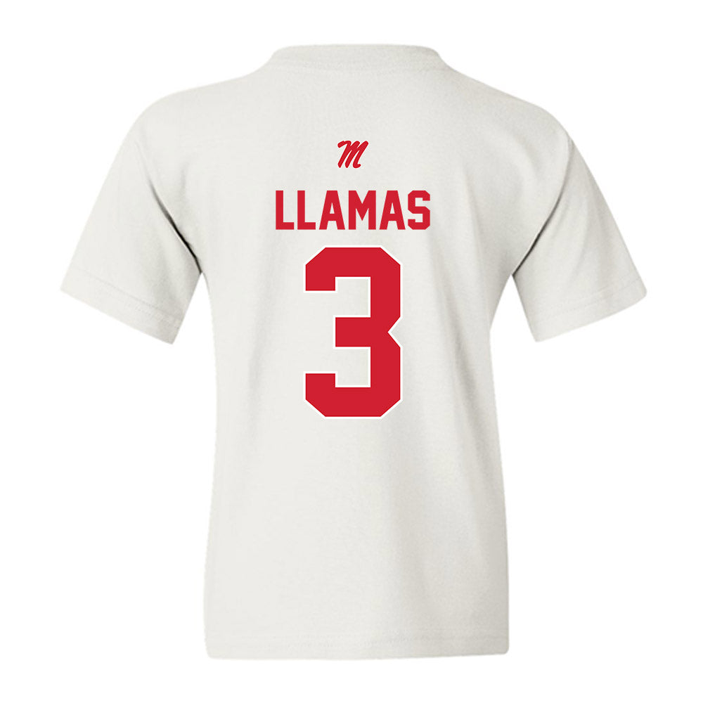 Ole Miss - NCAA Softball : Persy Llamas - Youth T-Shirt-1