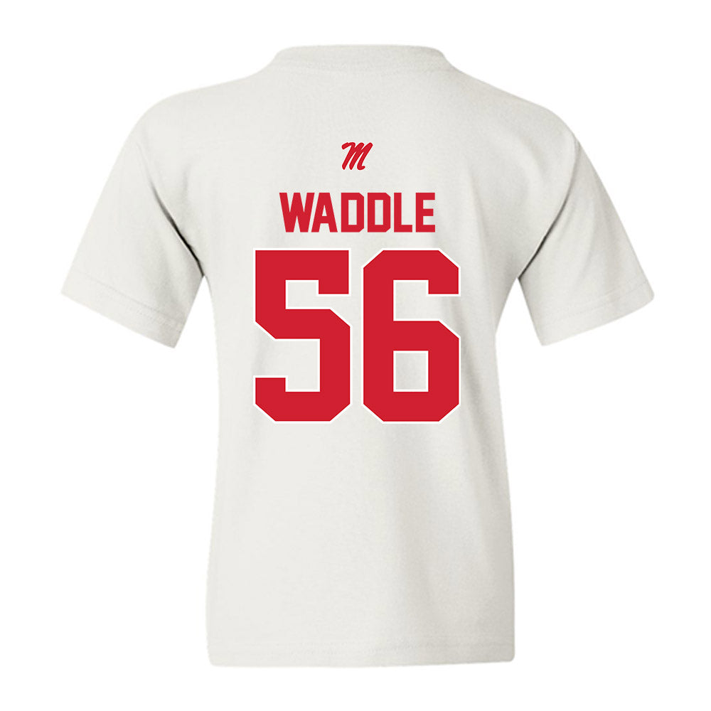 Ole Miss - NCAA Football : Mason Waddle - Youth T-Shirt-1