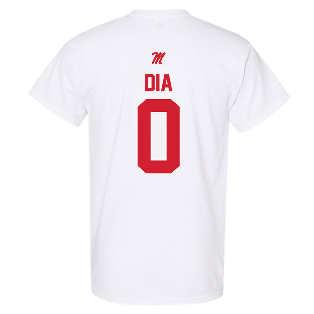 Ole Miss - NCAA Men's Basketball : Malik Dia - T-Shirt-1