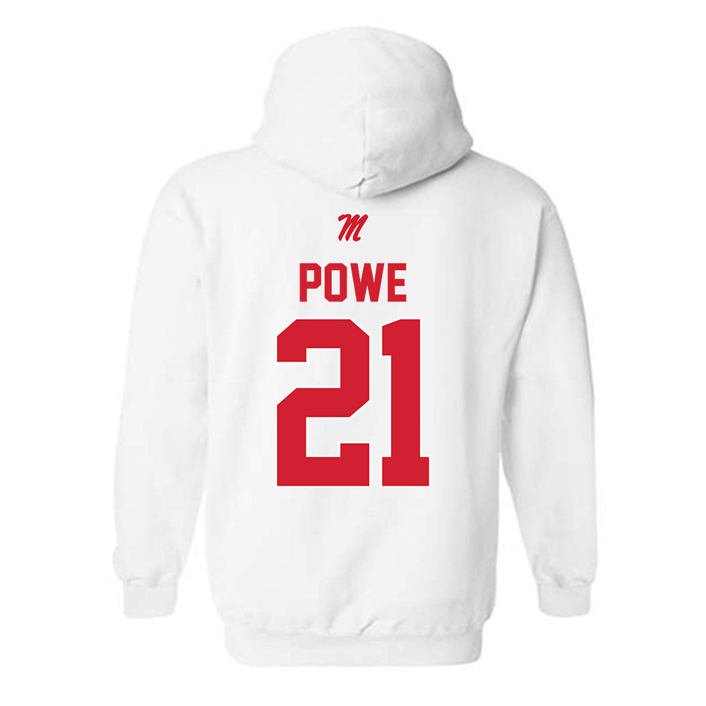 Ole Miss - NCAA Women's Basketball : Debreasha Powe - Classic Shersey Hooded Sweatshirt-1