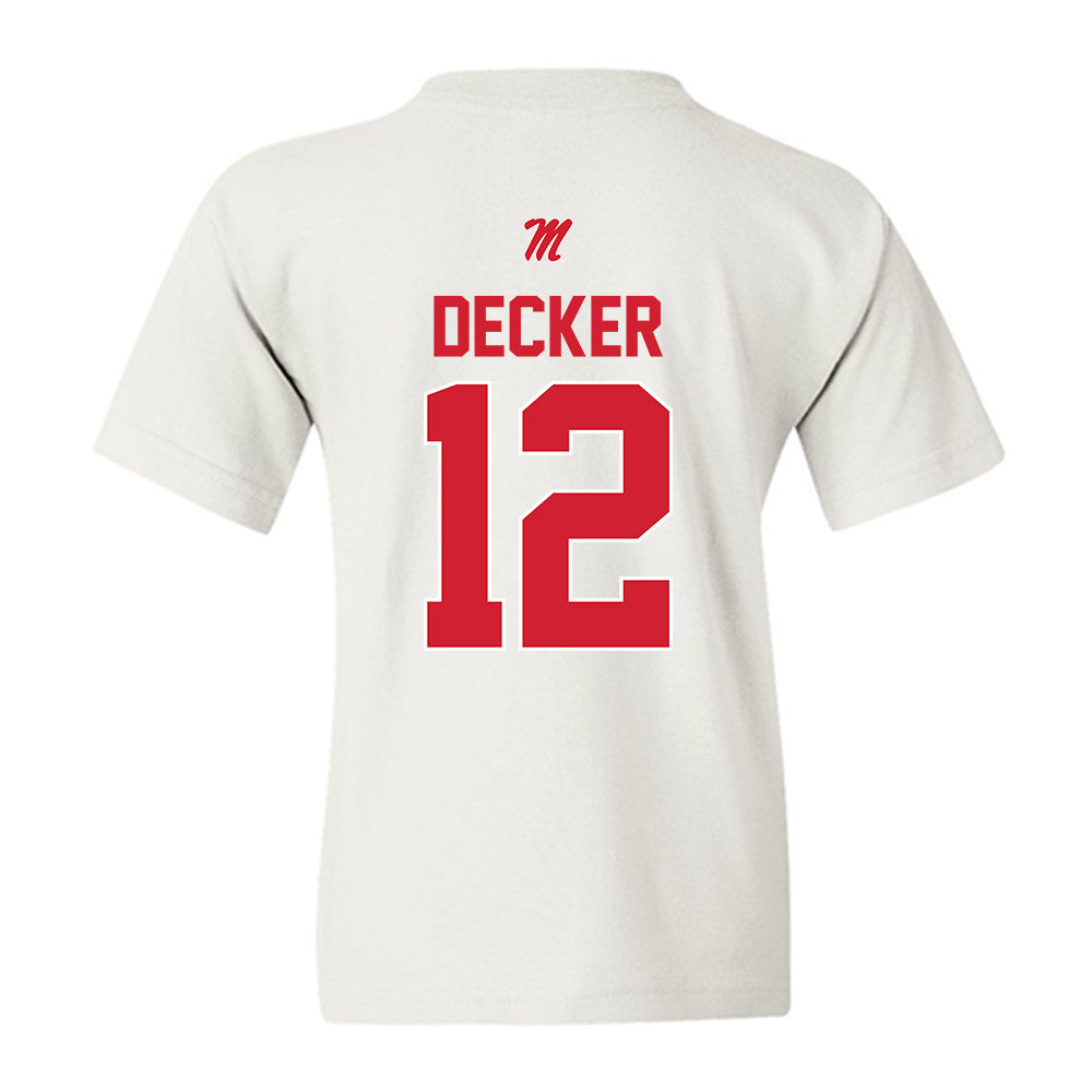 Ole Miss - NCAA Baseball : Dominic Decker - Classic Shersey Youth T-Shirt-1