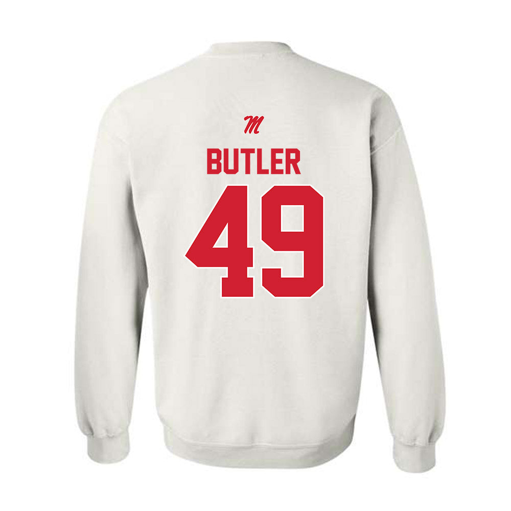 Ole Miss - NCAA Football : Tah'J Butler - Classic Shersey Crewneck Sweatshirt-1