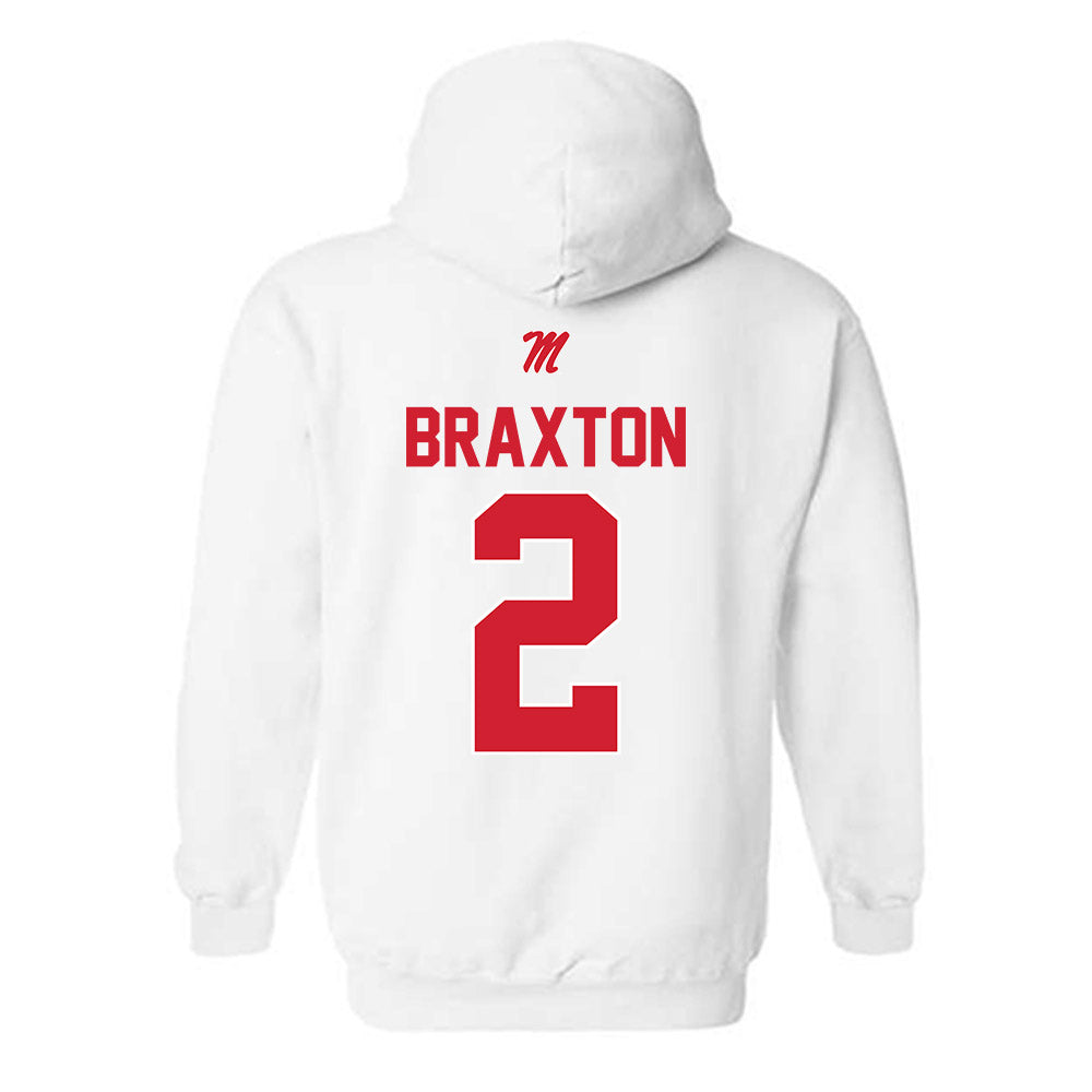 Ole Miss - NCAA Football : Jaylon Braxton - Hooded Sweatshirt-1