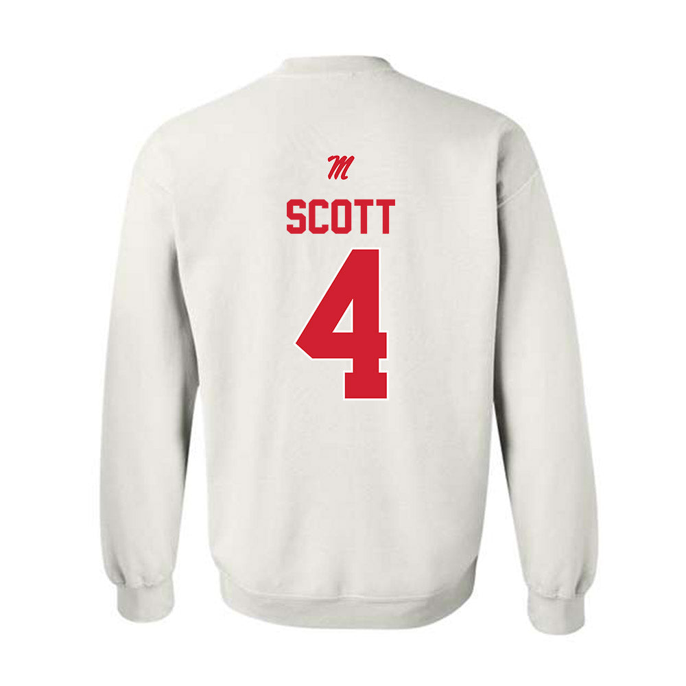 Ole Miss - NCAA Men's Basketball : James Scott - Classic Shersey Crewneck Sweatshirt-1
