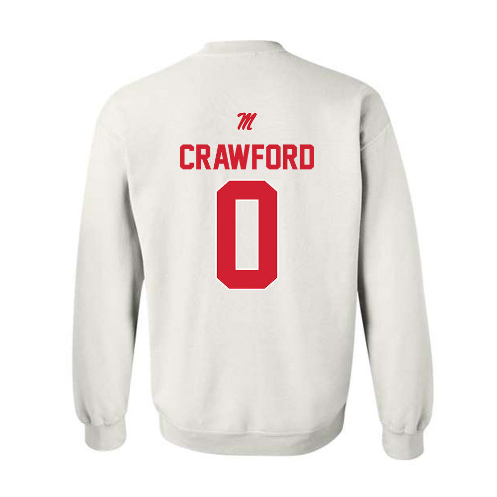 Ole Miss - NCAA Football : Jalyn Crawford - Classic Shersey Crewneck Sweatshirt-1