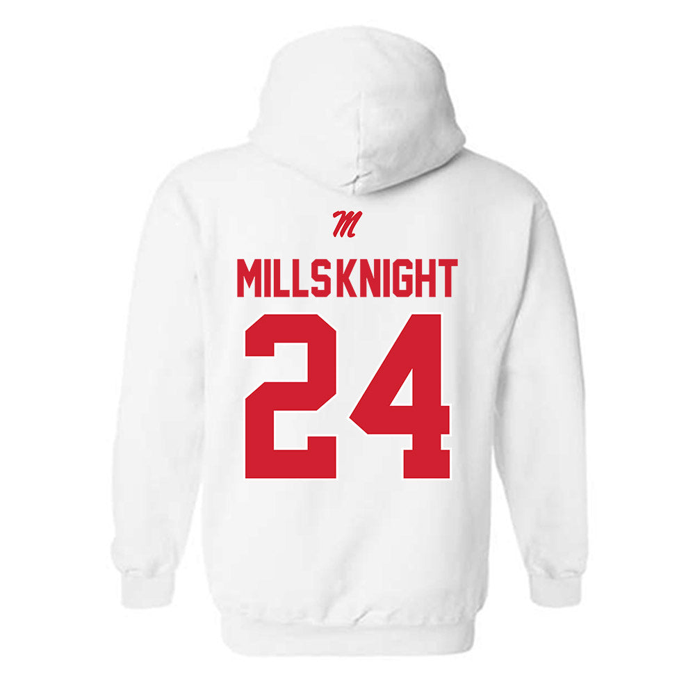 Ole Miss - NCAA Football : Shekai Mills-Knight - Hooded Sweatshirt-1