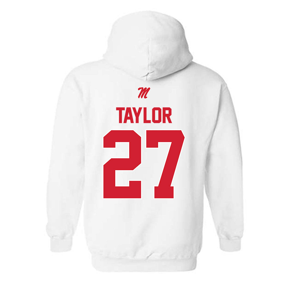 Ole Miss - NCAA Football : Macaleb Taylor - Classic Shersey Hooded Sweatshirt-1