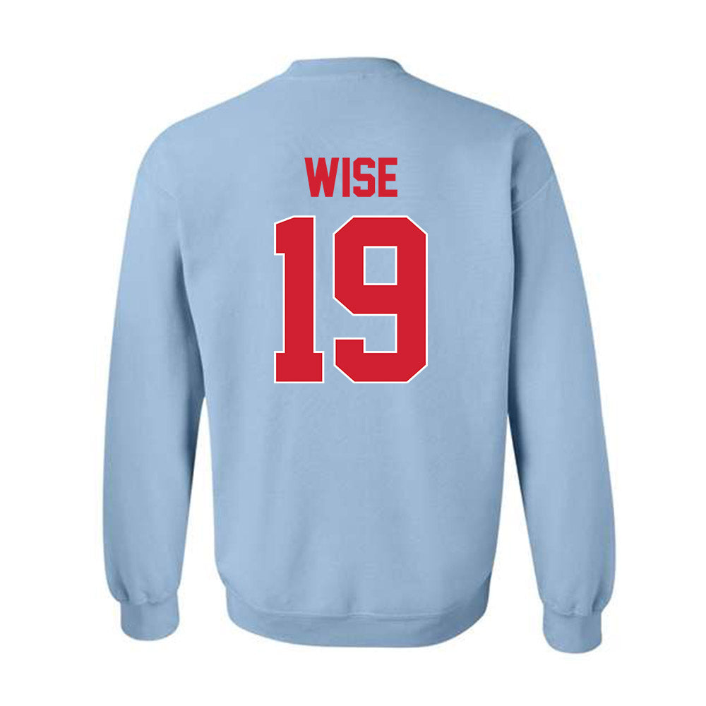 Ole Miss - NCAA Football : Rees Wise - Classic Shersey Crewneck Sweatshirt-1