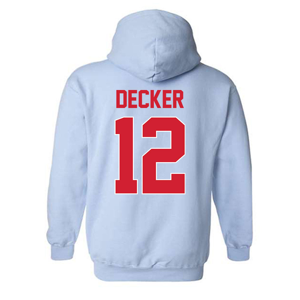 Ole Miss - NCAA Baseball : Dominic Decker - Classic Shersey Hooded Sweatshirt-1