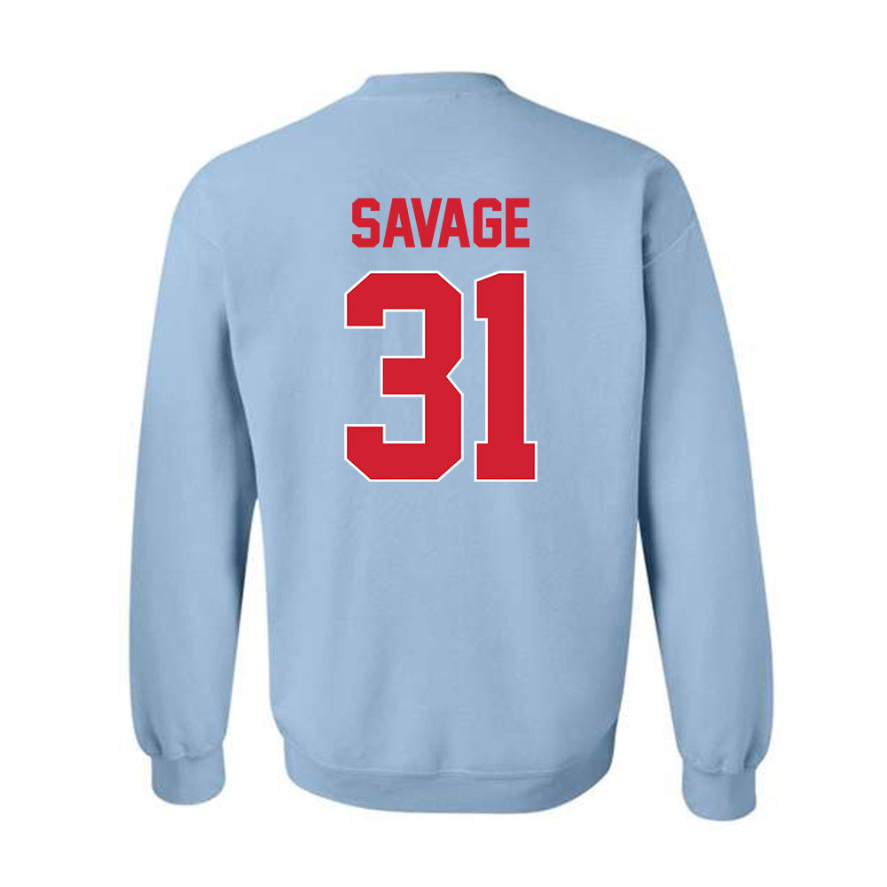 Ole Miss - NCAA Softball : Jada Savage - Classic Shersey Crewneck Sweatshirt-1
