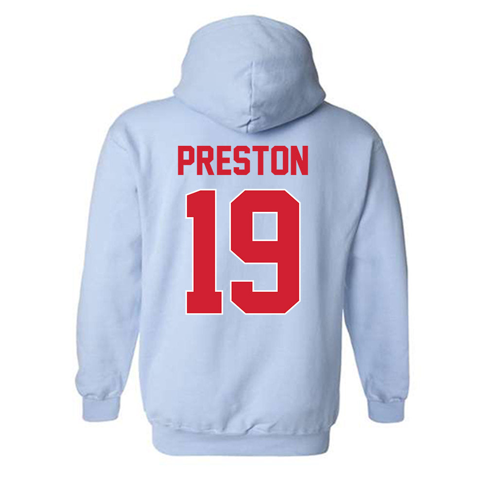 Ole Miss - NCAA Football : MJ Preston - Classic Shersey Hooded Sweatshirt-1