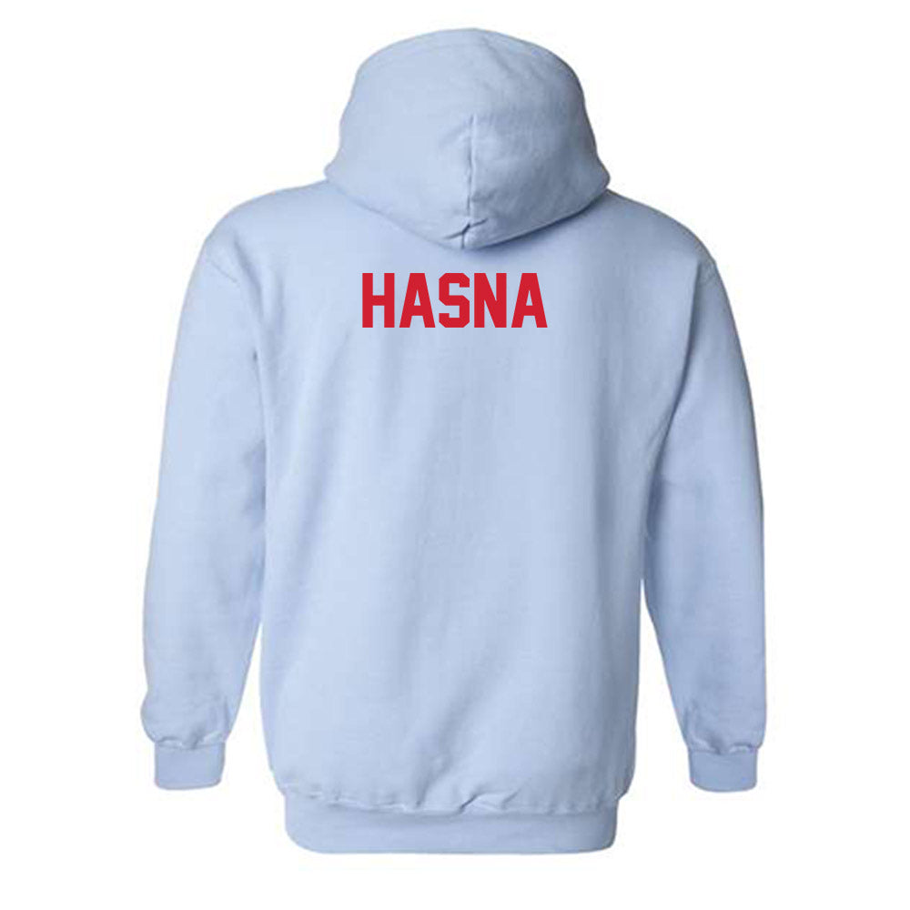 Ole Miss - NCAA Cheerleading : Faith Hasna - Classic Shersey Hooded Sweatshirt-1