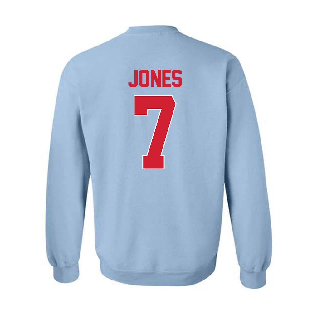 Ole Miss - NCAA Baseball : Topher Jones - Classic Shersey Crewneck Sweatshirt-1