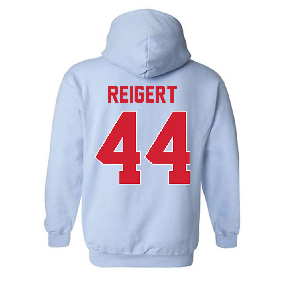 Ole Miss - NCAA Baseball : Jake Reigert - Classic Shersey Hooded Sweatshirt-1