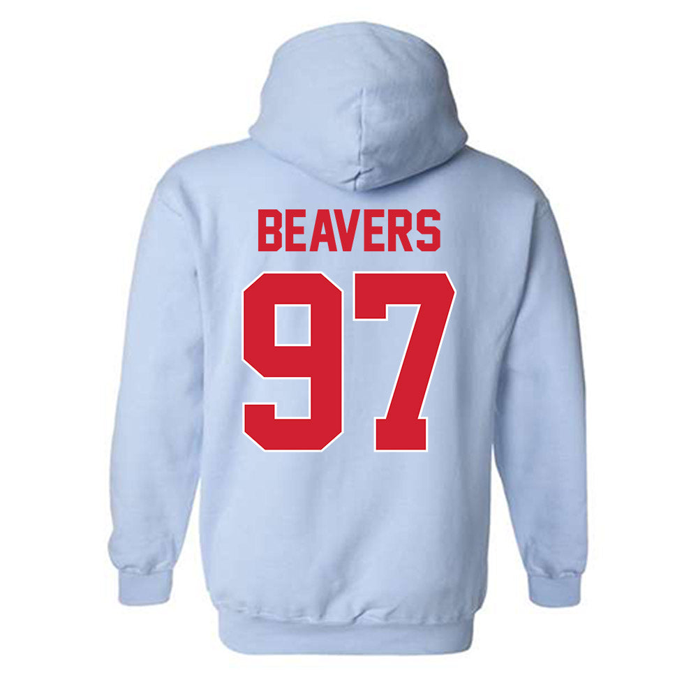 Ole Miss - NCAA Football : Kamron Beavers - Classic Shersey Hooded Sweatshirt-1