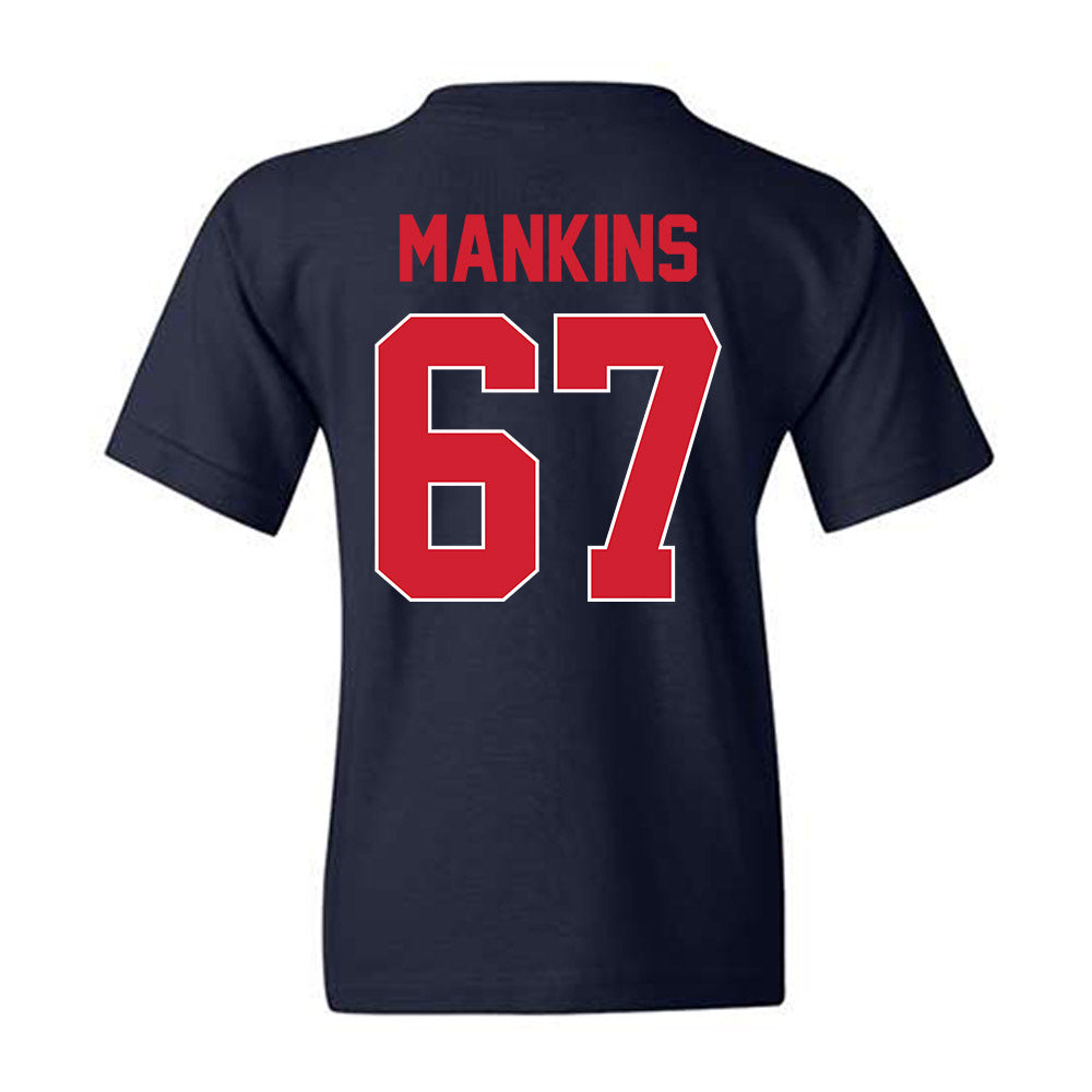 Ole Miss - NCAA Football : Kane Mankins - Youth T-Shirt-1