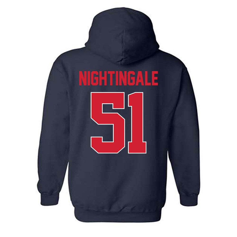 Ole Miss - NCAA Football : Trey Nightingale - Hooded Sweatshirt-3