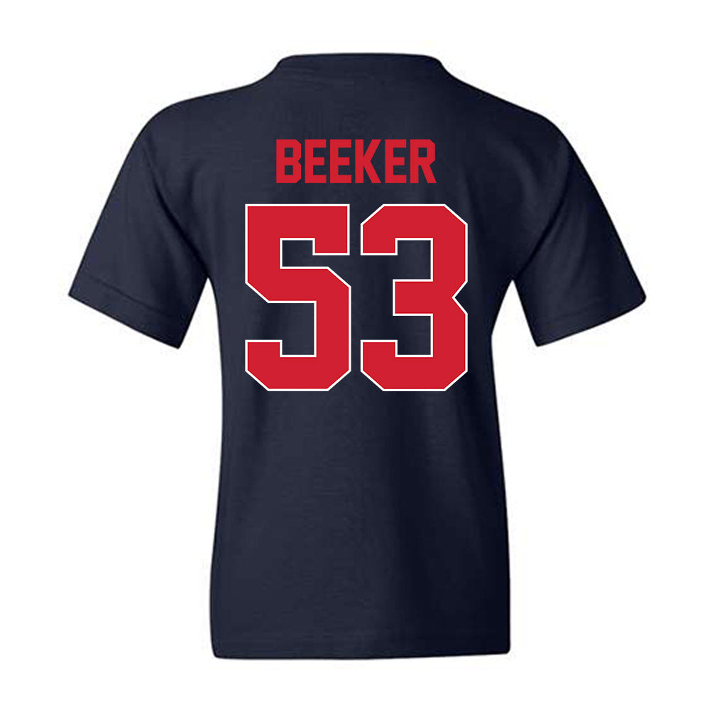 Ole Miss - NCAA Football : Ford Beeker - Youth T-Shirt-1