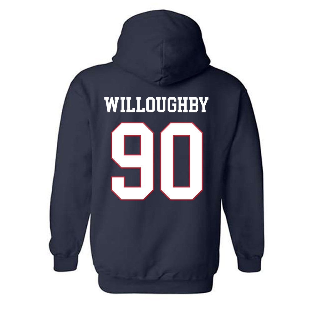 Fresno State - NCAA Football : Cooper Willoughby - Generic Shersey Hooded Sweatshirt-1