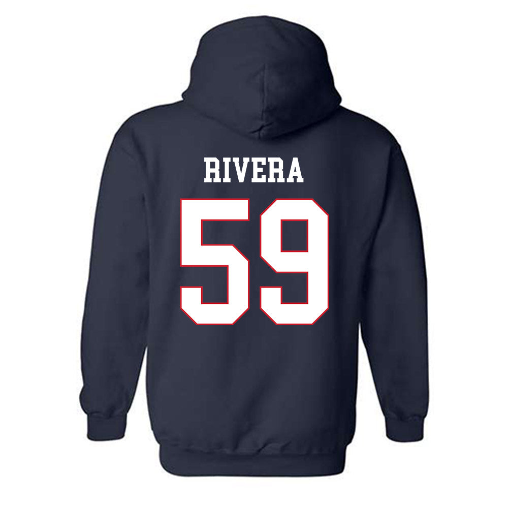 Fresno State - NCAA Football : Alex Rivera - Generic Shersey Hooded Sweatshirt-1