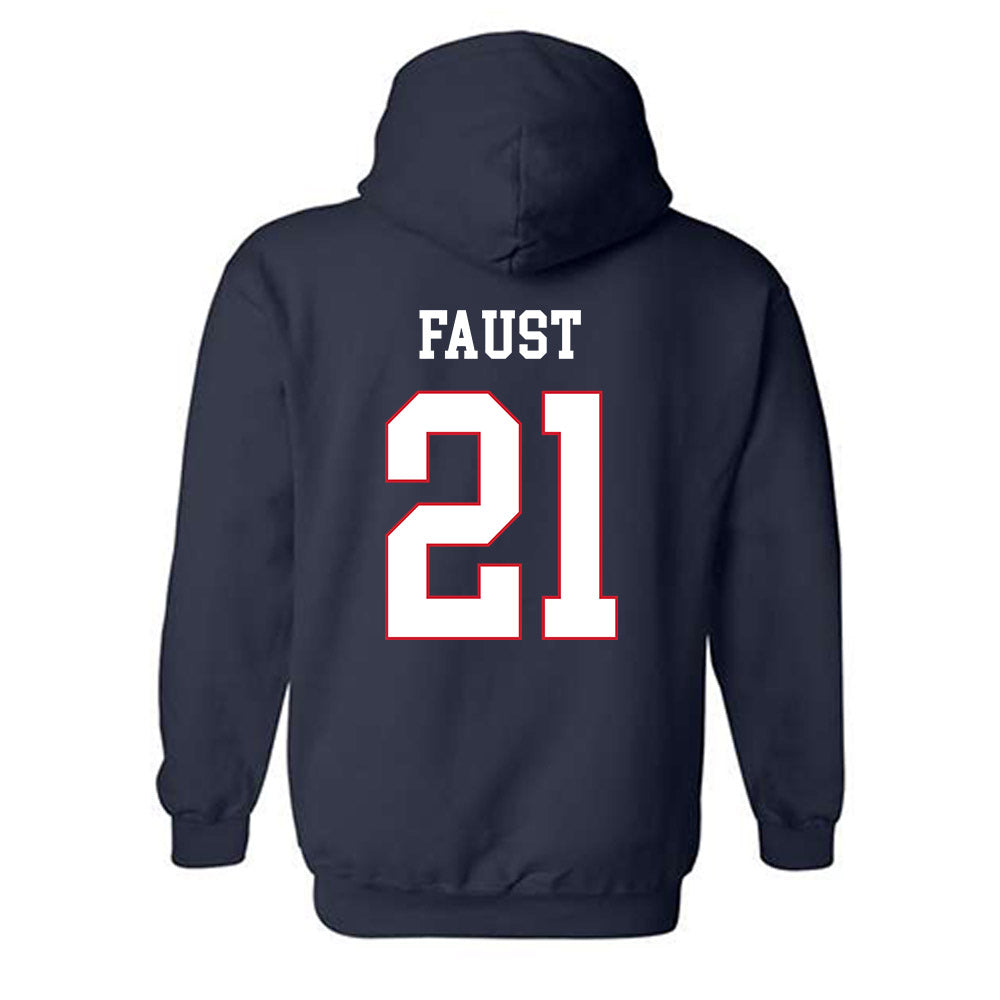 Fresno State - NCAA Baseball : Owen Faust - Generic Shersey Hooded Sweatshirt-1