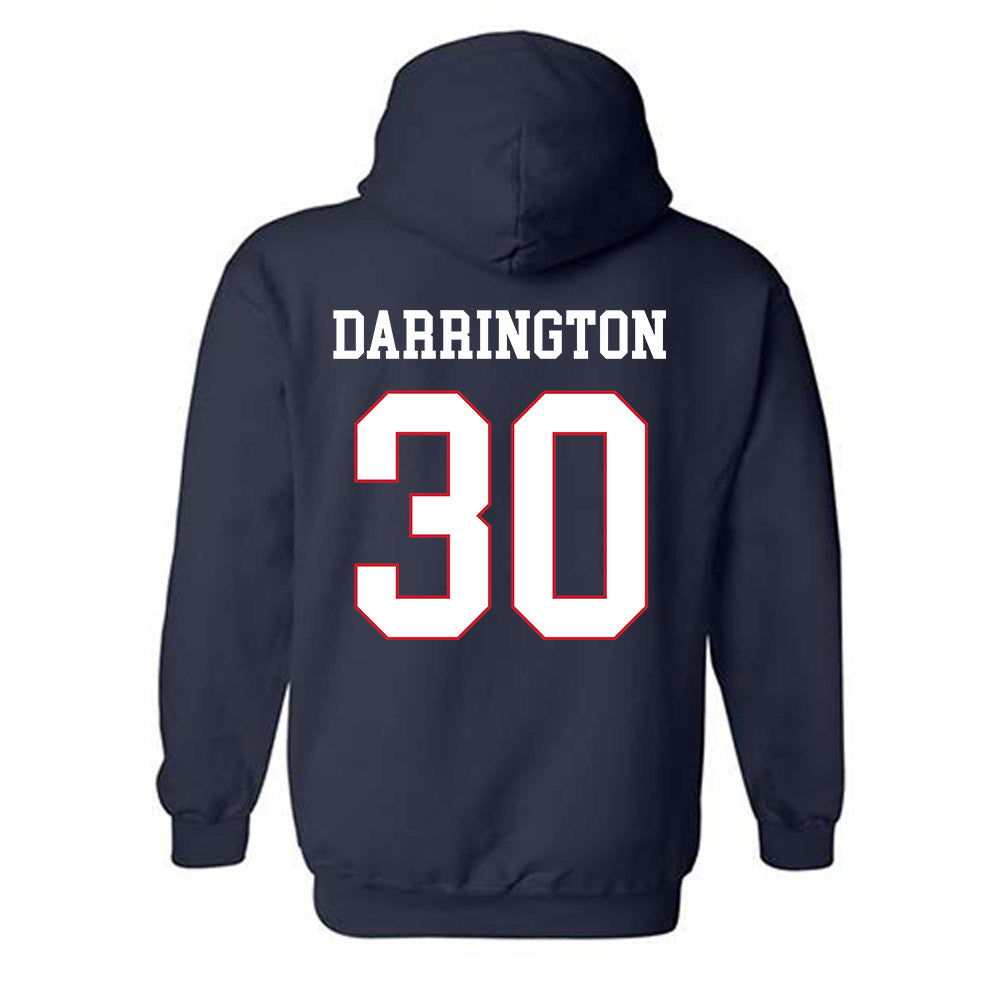 Fresno State - NCAA Football : Jonavon Darrington - Generic Shersey Hooded Sweatshirt-1