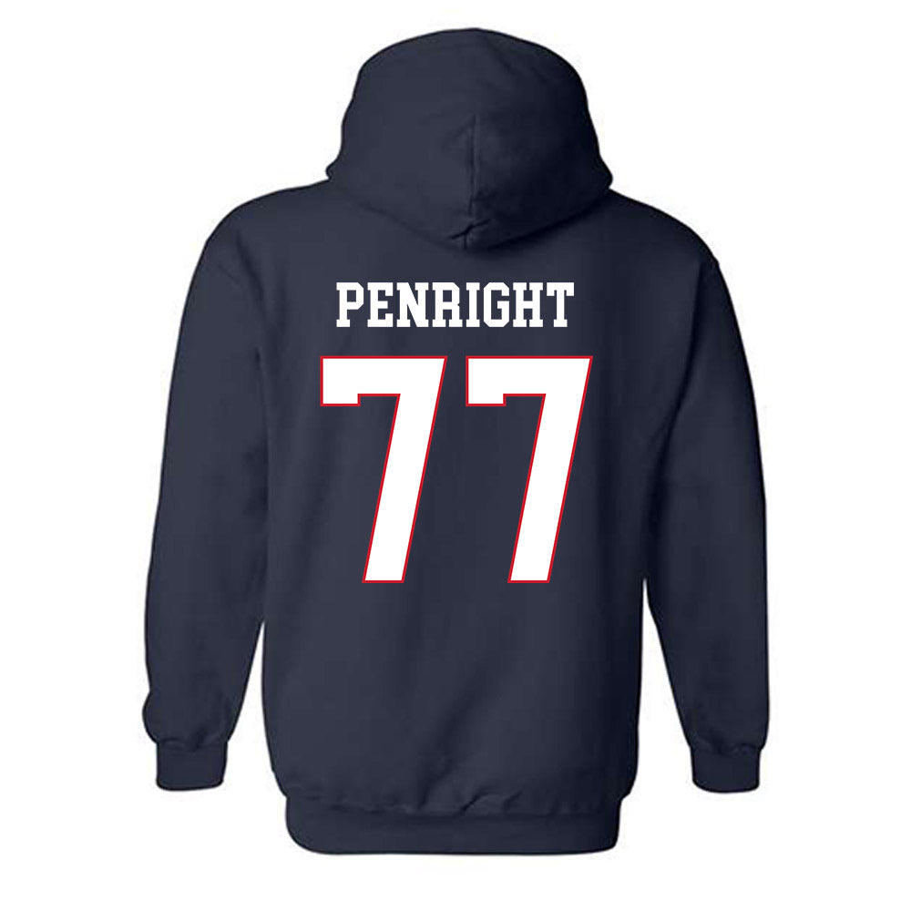 Fresno State - NCAA Football : Toreon Penright - Generic Shersey Hooded Sweatshirt-1