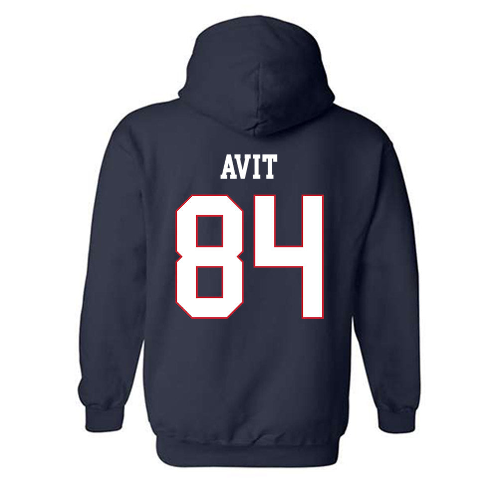 Fresno State - NCAA Football : Ezekiel Avit - Generic Shersey Hooded Sweatshirt-1