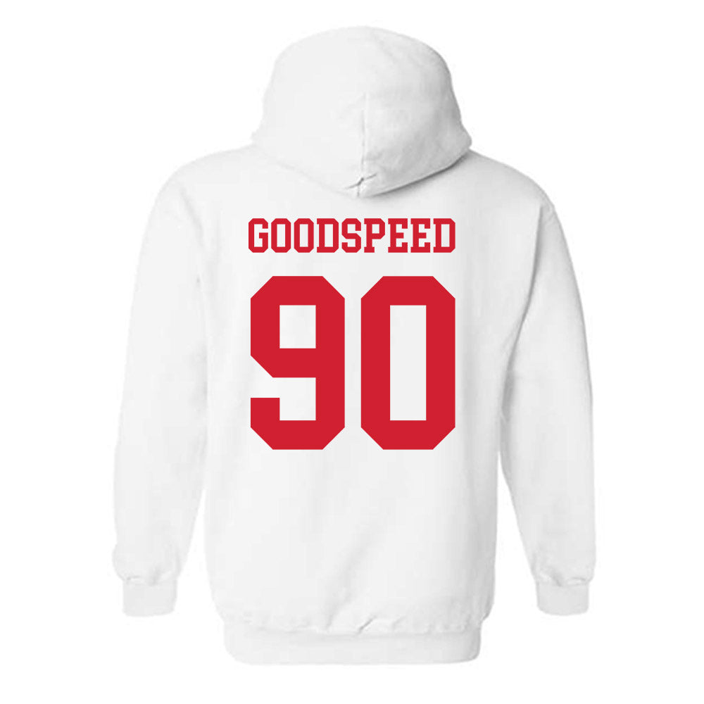 Fresno State - NCAA Football : Logan Goodspeed - Generic Shersey Hooded Sweatshirt-1