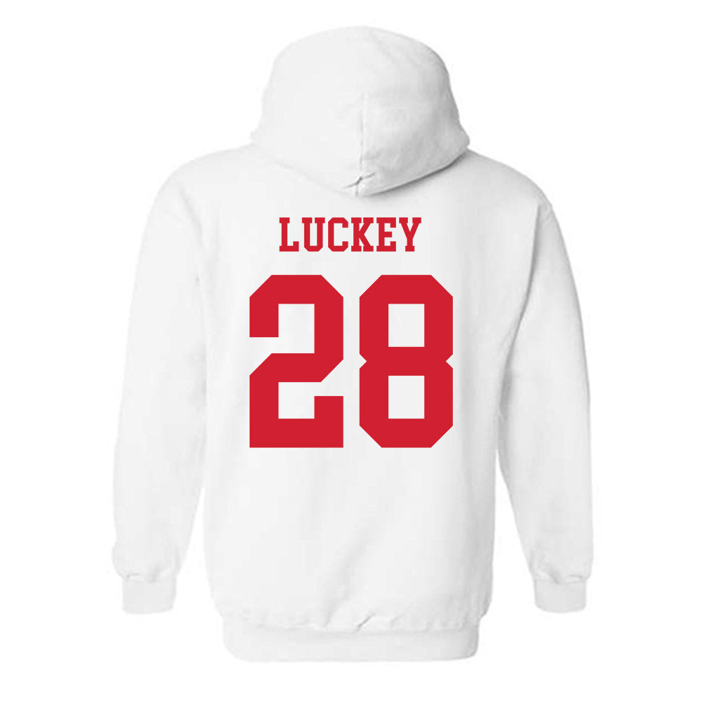 Fresno State - NCAA Football : Jhadis Luckey - Generic Shersey Hooded Sweatshirt-1