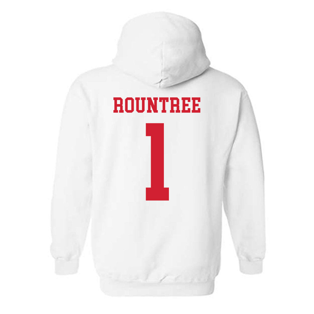 Fresno State - NCAA Softball : Nadia Rountree - Generic Shersey Hooded Sweatshirt-1