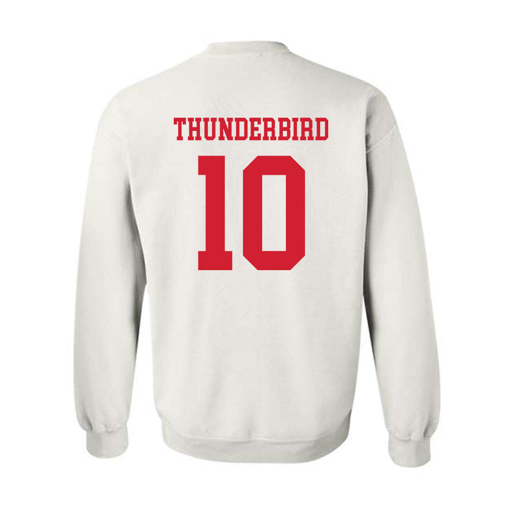 Fresno State - NCAA Football : Kvion Thunderbird - Generic Shersey Crewneck Sweatshirt-1