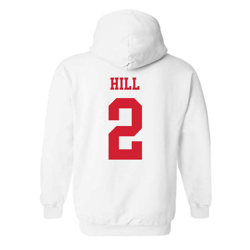 Fresno State - NCAA Softball : Olivia Hill - Generic Shersey Hooded Sweatshirt-1
