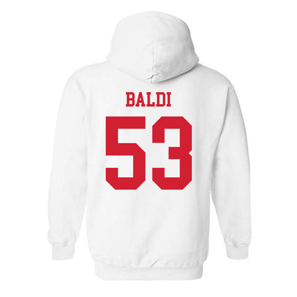 Fresno State - NCAA Football : Jack Baldi - Generic Shersey Hooded Sweatshirt-1