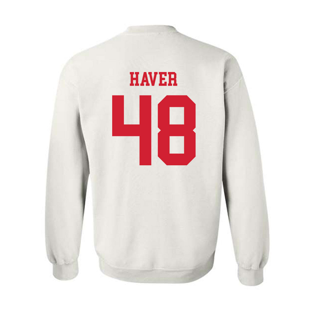 Fresno State - NCAA Baseball : Jordan Haver - Generic Shersey Crewneck Sweatshirt-1
