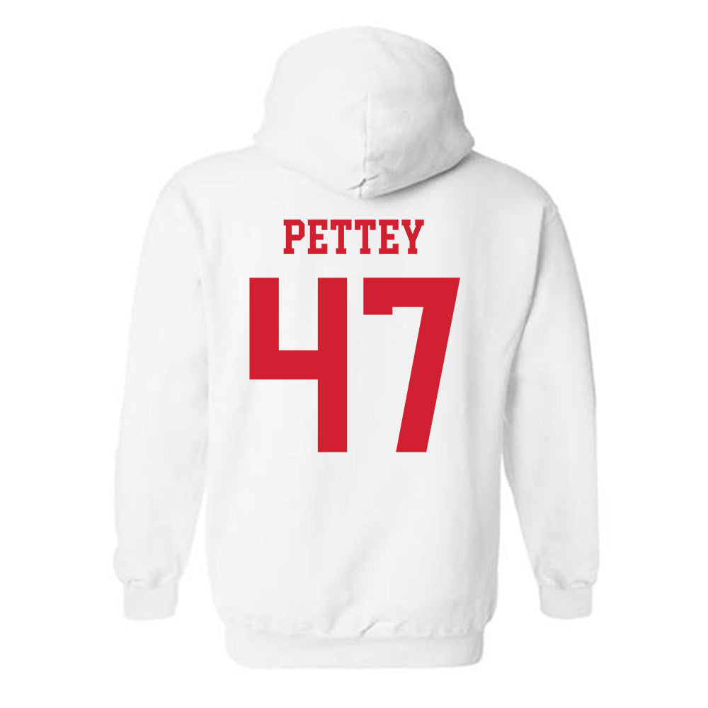 Fresno State - NCAA Softball : Makenna Pettey - Generic Shersey Hooded Sweatshirt-1