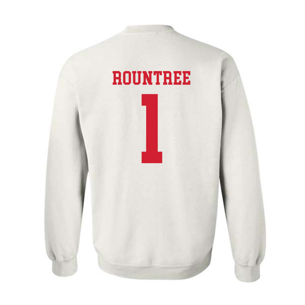 Fresno State - NCAA Softball : Nadia Rountree - Generic Shersey Crewneck Sweatshirt-1