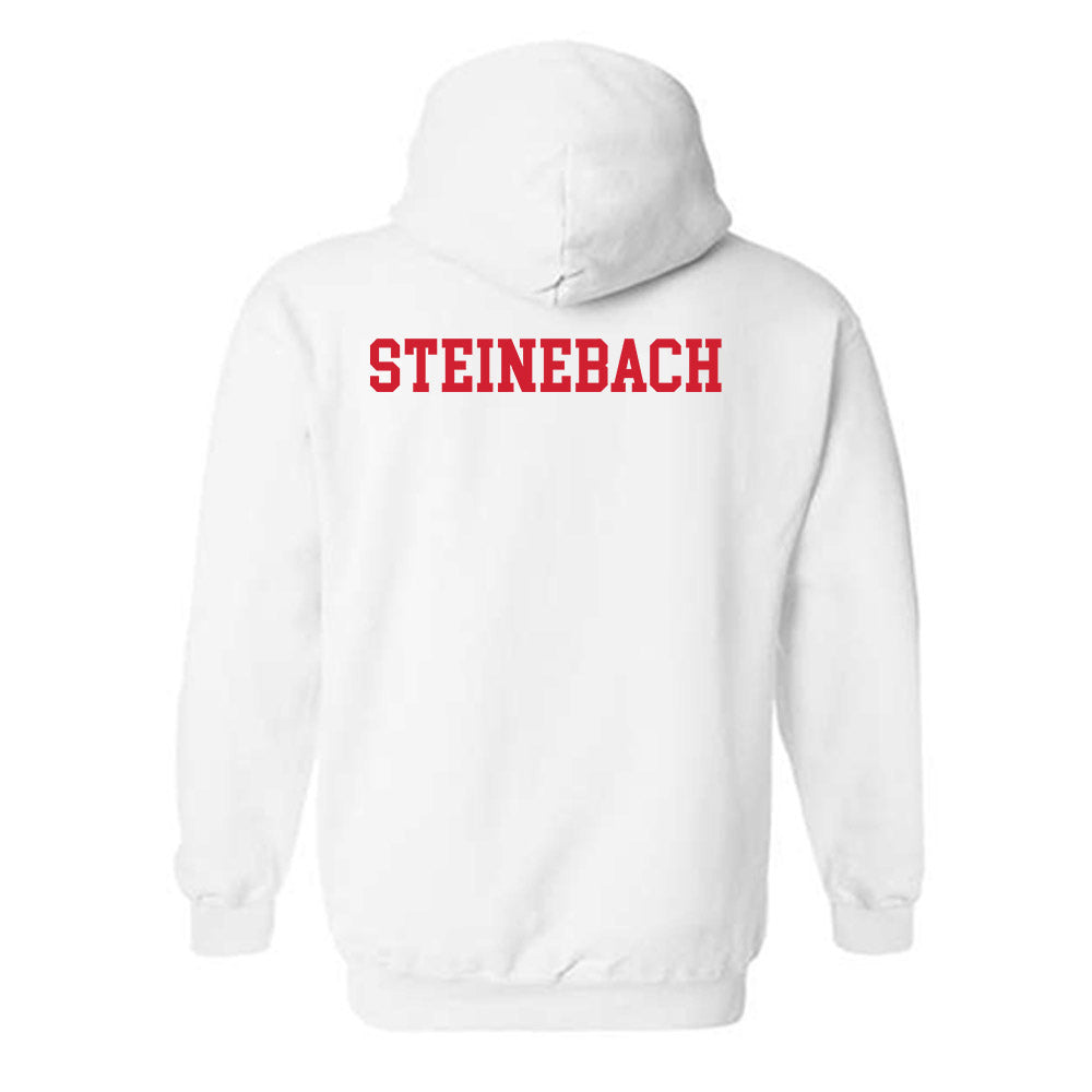 Fresno State - NCAA Women's Track & Field : Leonie Steinebach - Generic Shersey Hooded Sweatshirt-1