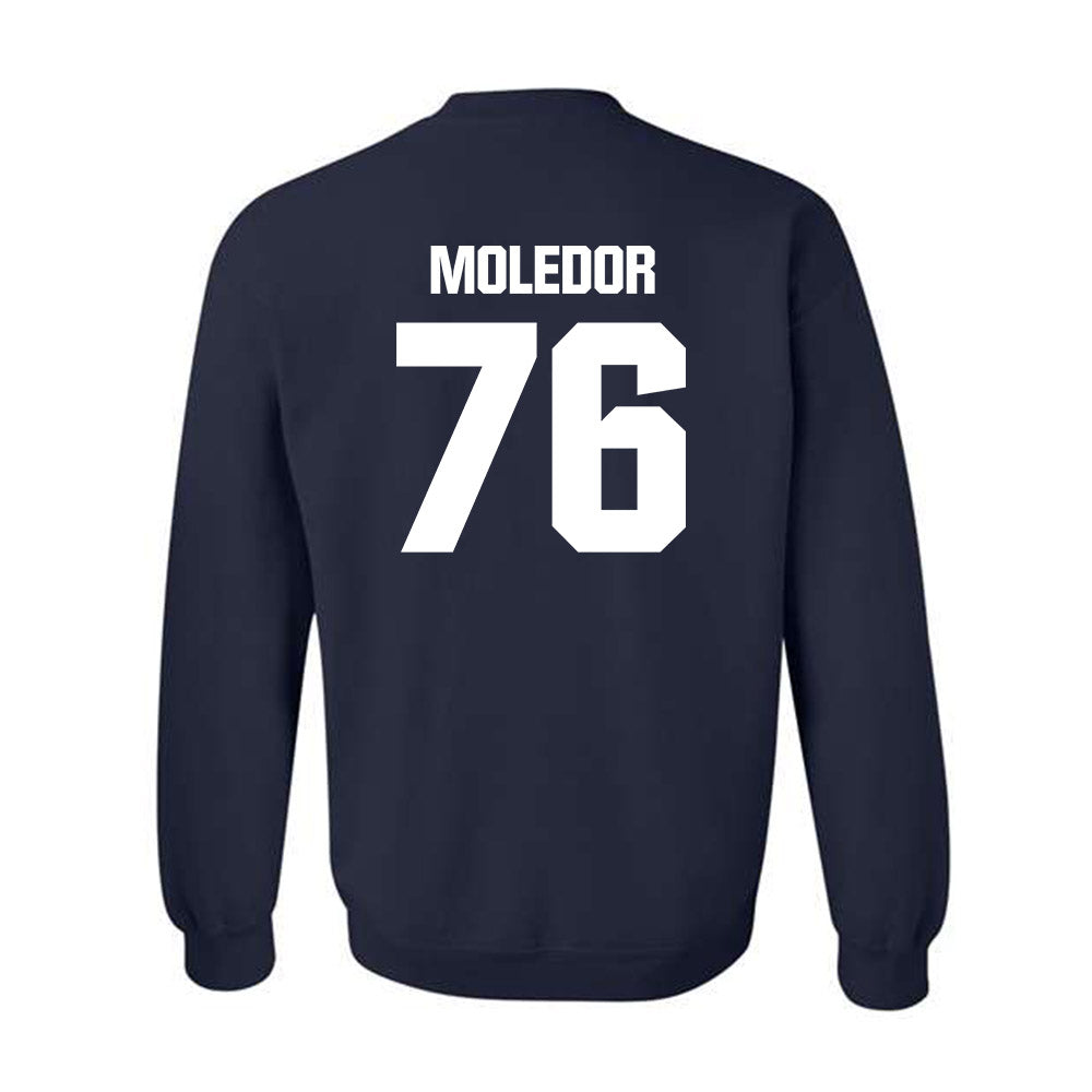 Georgia Tech - NCAA Football : Krew Moledor - Classic Shersey Crewneck Sweatshirt-1