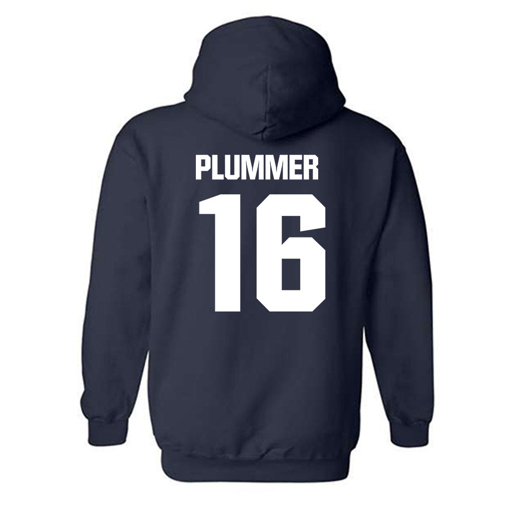 Georgia Tech - NCAA Football : Jaiven Plummer - Classic Shersey Hooded Sweatshirt-1